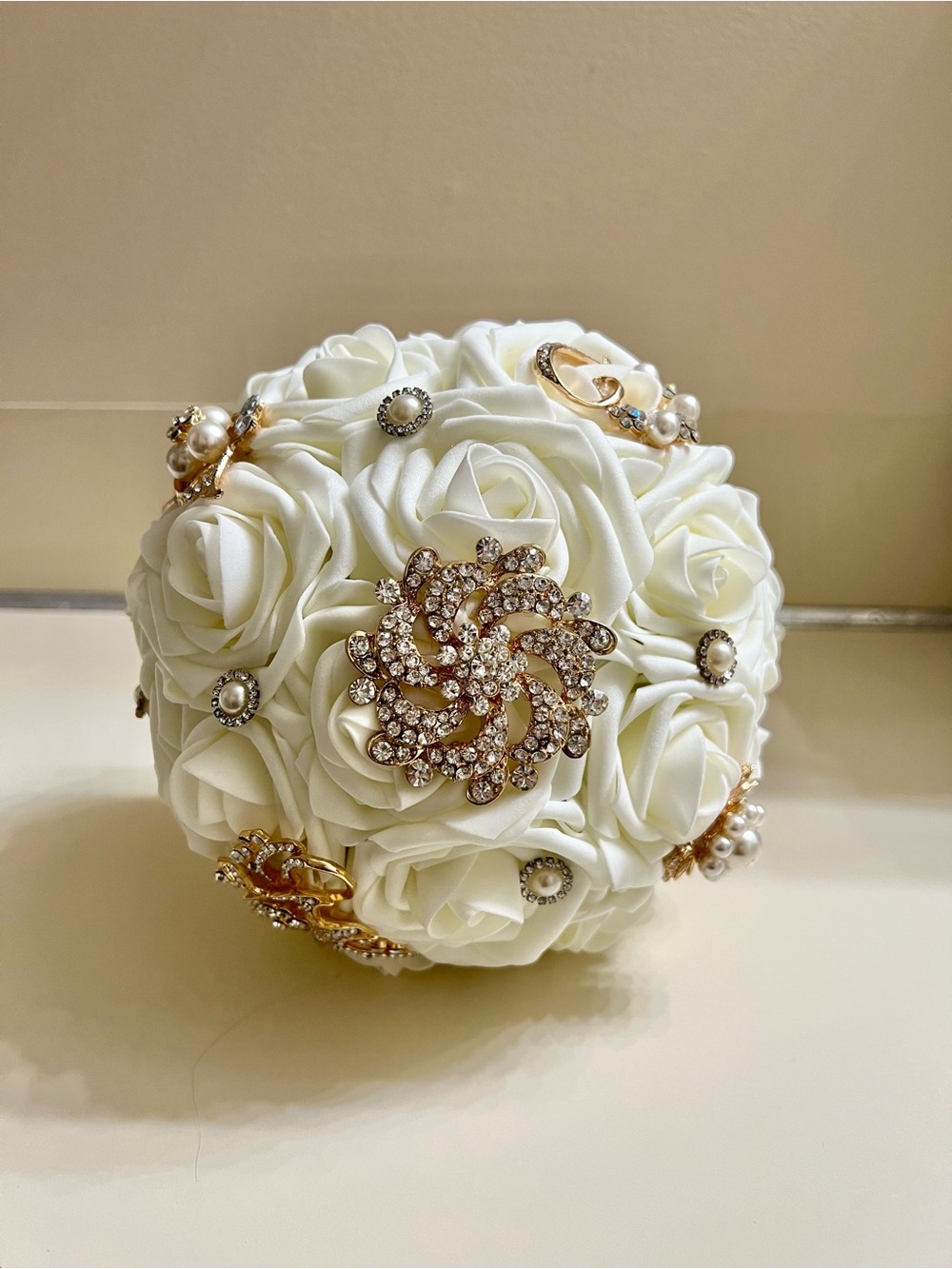 Brooch Bridal Bouquet Wedding Roses